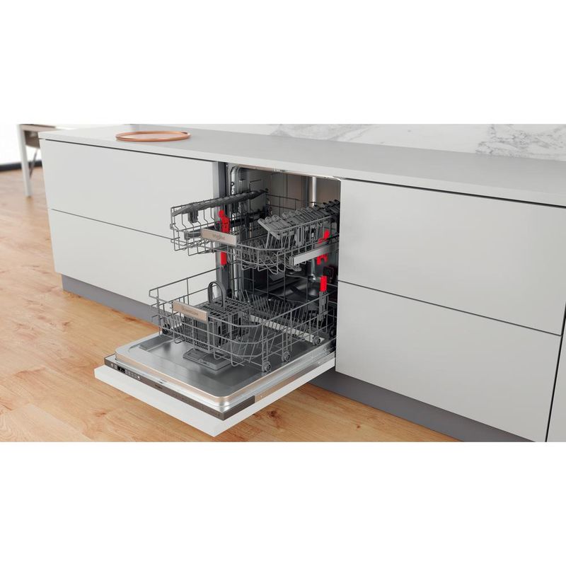 Whirlpool Zmywarka Do zabudowy WIO 3T141 PES Zintegrowane C Lifestyle perspective open