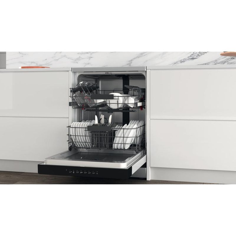 Whirlpool Zmywarka Wolnostojące WRFC 3C26 X Wolnostojące E Lifestyle perspective open