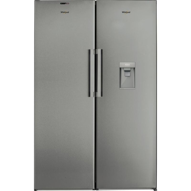 Whirlpool Zamrażarka Wolnostojące UW8 F2Y XBI F 2 Optic Inox Frontal