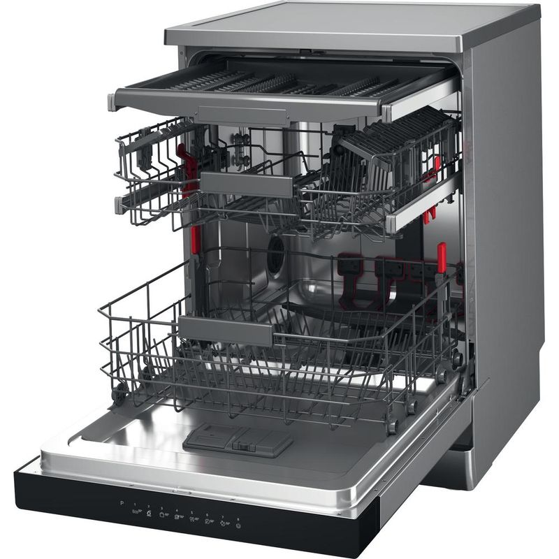 Whirlpool Zmywarka Wolnostojące WFC 3C26 PF X Wolnostojące E Perspective open