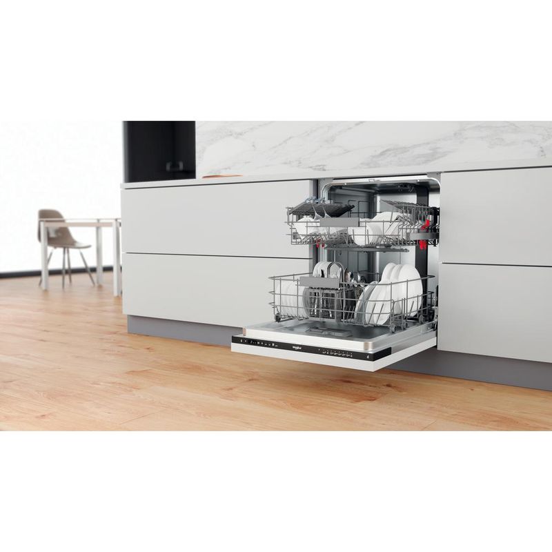 Whirlpool Zmywarka Do zabudowy WIC 3C26 N Zintegrowane E Lifestyle perspective open
