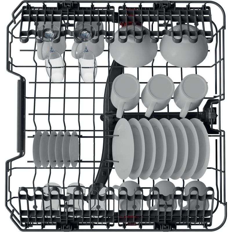 Whirlpool Zmywarka Do zabudowy WIC 3C26 N Zintegrowane E Rack
