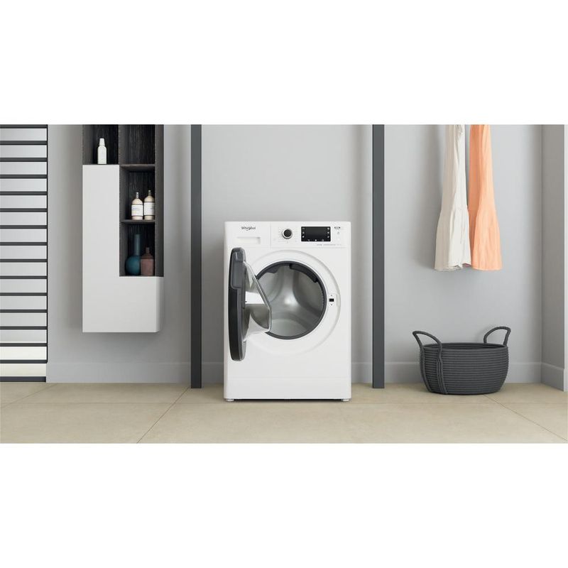 Whirlpool Pralkosuszarka Wolnostojące FWDD 1071682 WBV EU N Biel Ładowany od frontu Lifestyle frontal open