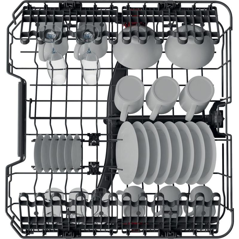 Whirlpool Zmywarka Do zabudowy WIP 4T233 PFEG Zintegrowane D Rack