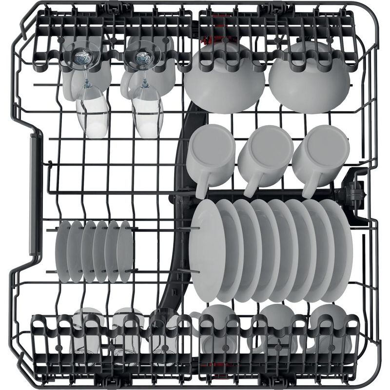 Whirlpool Zmywarka Do zabudowy WIO 3T333 E 6.5 Zintegrowane D Rack