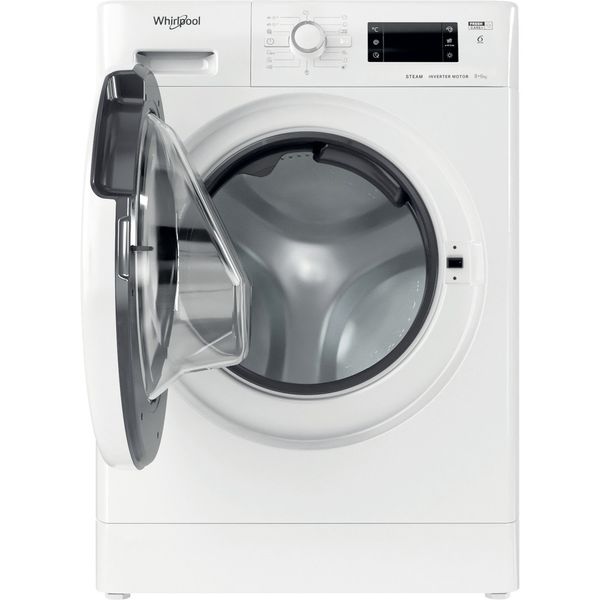 Whirlpool-Pralkosuszarka-Wolnostojące-FWDG-861483E-WV-EU-N-Biel-Ładowany-od-frontu-Frontal-open