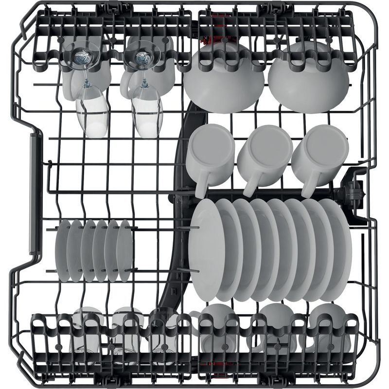 Whirlpool Zmywarka Do zabudowy WIO 3T133 PE 6.5 Zintegrowane D Rack