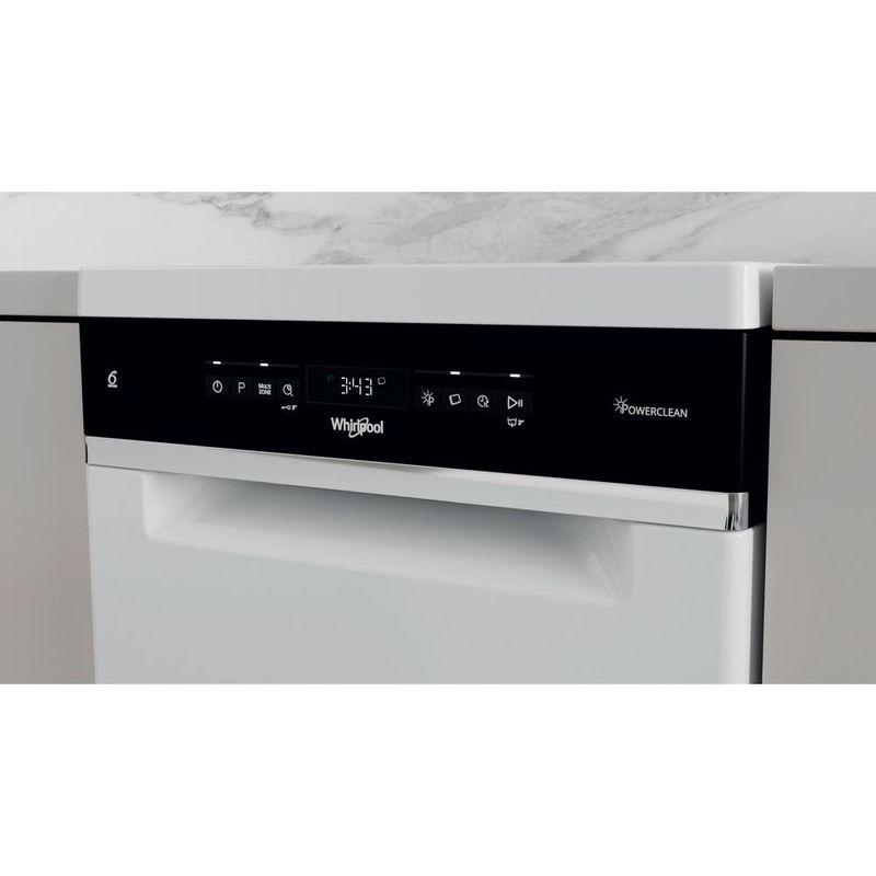 Whirlpool Zmywarka Wolnostojące WSFO 3O23 PF Wolnostojące E Lifestyle control panel