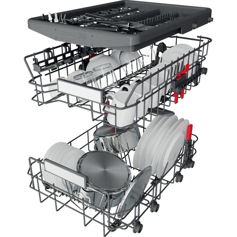 Whirlpool Zmywarka Wolnostojące WSFO 3O23 PF Wolnostojące E Technical Translucent