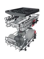 Whirlpool Zmywarka Do zabudowy WSIO 3O34 PFE X Zintegrowane D Technical Translucent