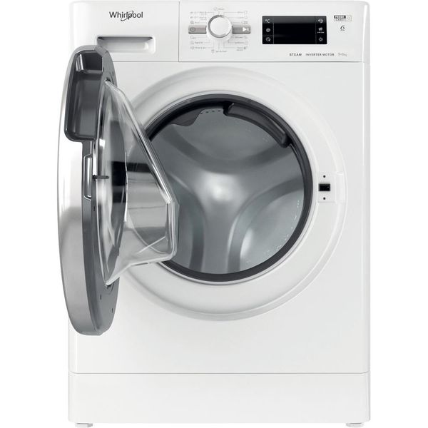 Whirlpool-Pralkosuszarka-Wolnostojące-FWDG-961483-WSV-EE-N-Biel-Ładowany-od-frontu-Frontal-open