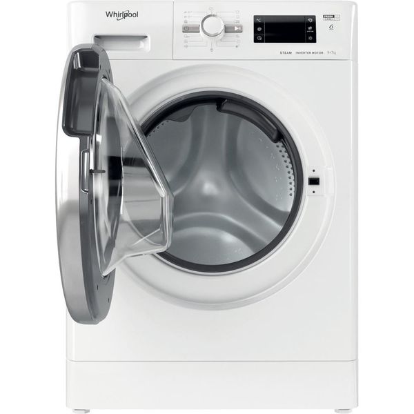 Whirlpool-Pralkosuszarka-Wolnostojące-FWDG-971682E-WSV-EU-N-Biel-Ładowany-od-frontu-Frontal-open