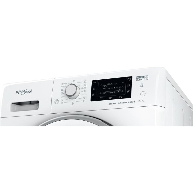 Whirlpool-Pralkosuszarka-Wolnostojące-FWDD-1071682-WSV-EU-N-Biel-Ładowany-od-frontu-Control-panel
