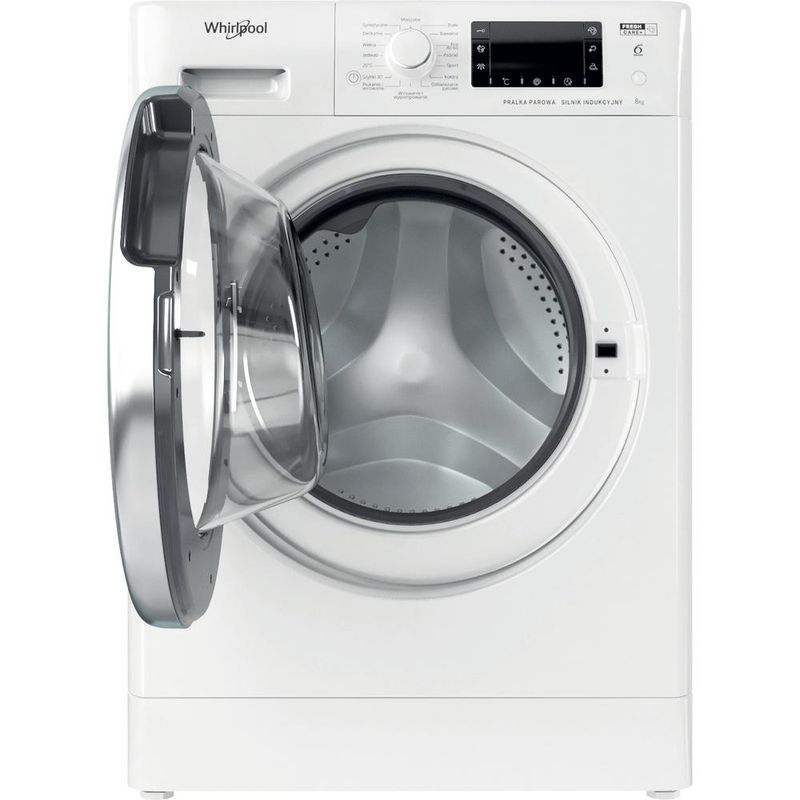 Whirlpool-Pralka-Wolnostojące-MFWSD-81283-CV-PL-N-Biel-Ładowany-od-frontu-D-Frontal-open