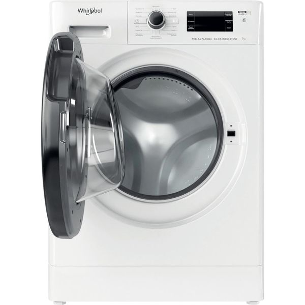 Whirlpool-Pralka-Wolnostojące-FWSG-71283-BV-PL-N-Biel-Ładowany-od-frontu-D-Frontal-open