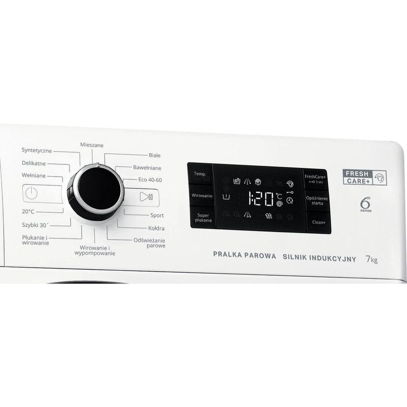 Whirlpool-Pralka-Wolnostojące-FWSG-71283-BV-PL-N-Biel-Ładowany-od-frontu-D-Control-panel