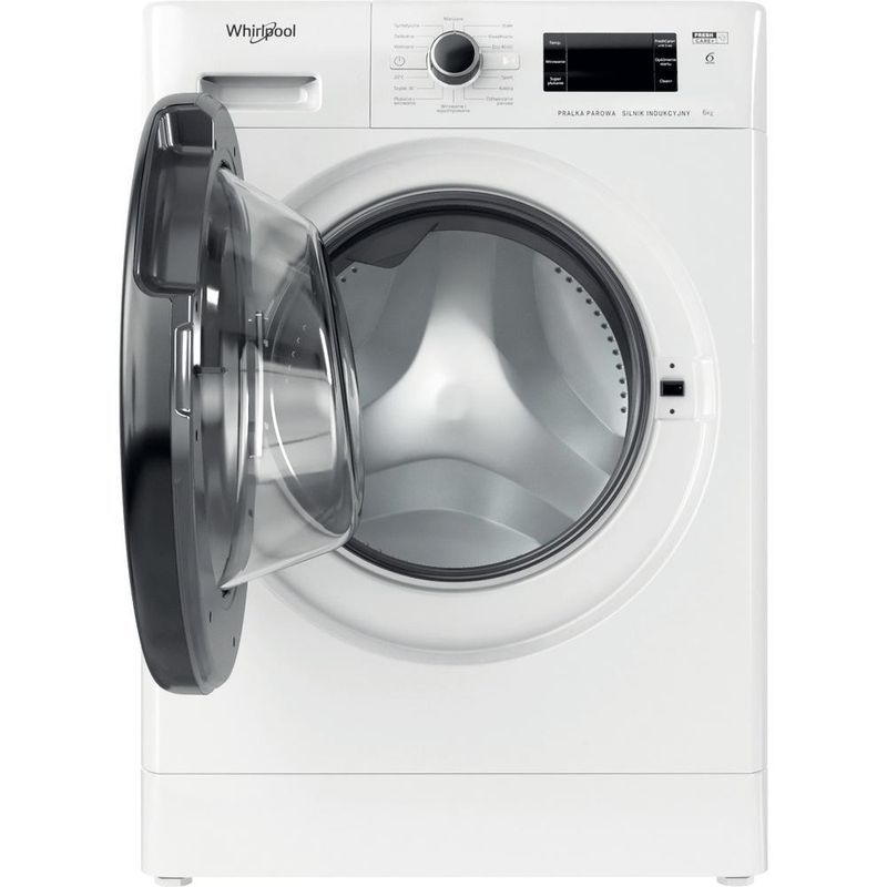 Whirlpool-Pralka-Wolnostojące-FWSG-61282-BV-PL-N-Biel-Ładowany-od-frontu-E-Frontal-open