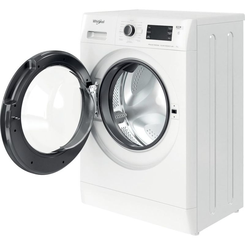Whirlpool-Pralka-Wolnostojące-FWSG-61282-BV-PL-N-Biel-Ładowany-od-frontu-E-Perspective-open
