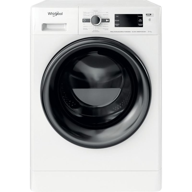 Whirlpool-Pralkosuszarka-Wolnostojące-FWDG-861483-WBV-PL-N-Biel-Ładowany-od-frontu-Frontal