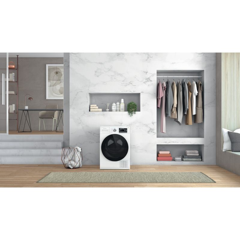 Whirlpool Suszarka W6 D84WB EE Biel Lifestyle frontal