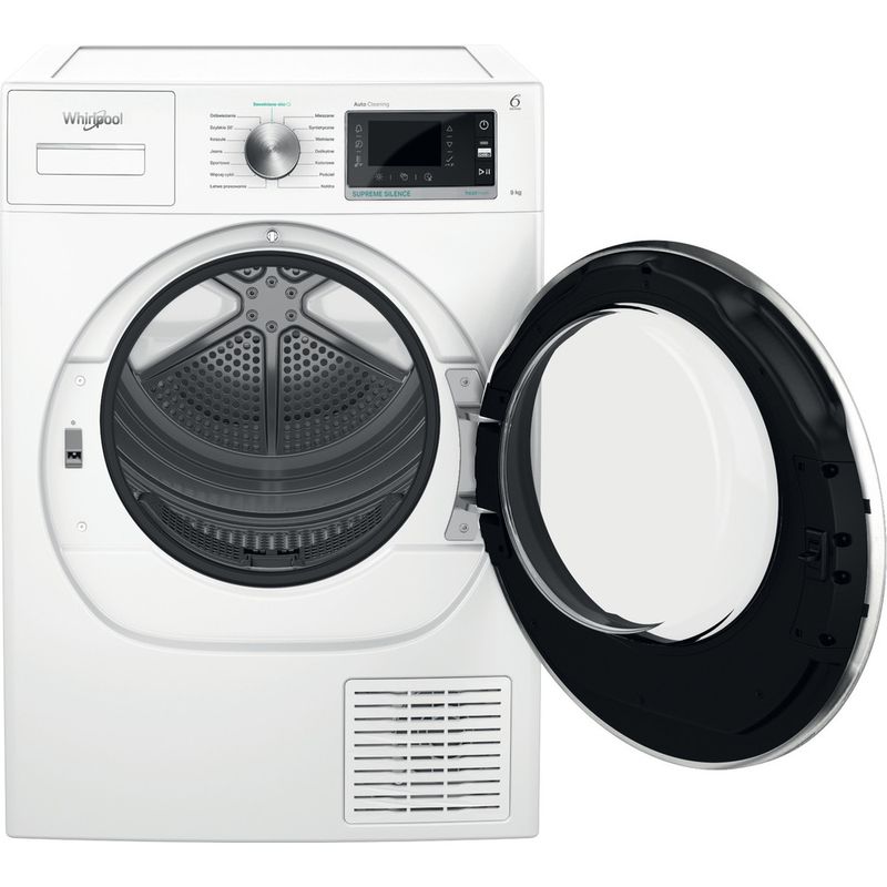 Whirlpool Suszarka W7 D94WR PL Biel Frontal open