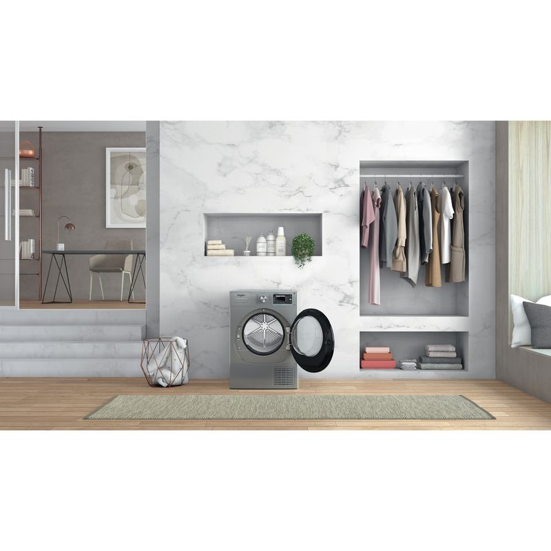 Whirlpool-Suszarka-W7-D93SB-PL-Srebrny-Lifestyle-frontal-open