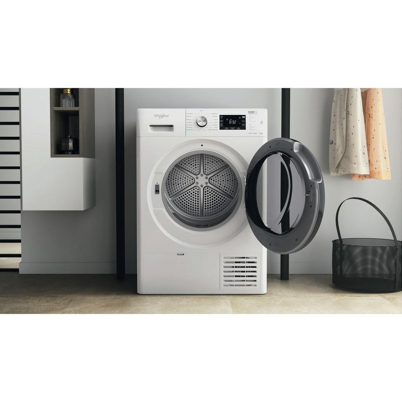 Whirlpool Suszarka FFT M22 9X2B PL Biel Lifestyle frontal open