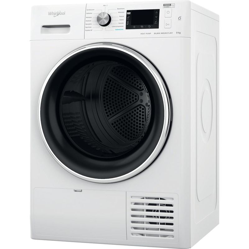 Whirlpool Suszarka FFT D 9X3BX PL Biel Perspective