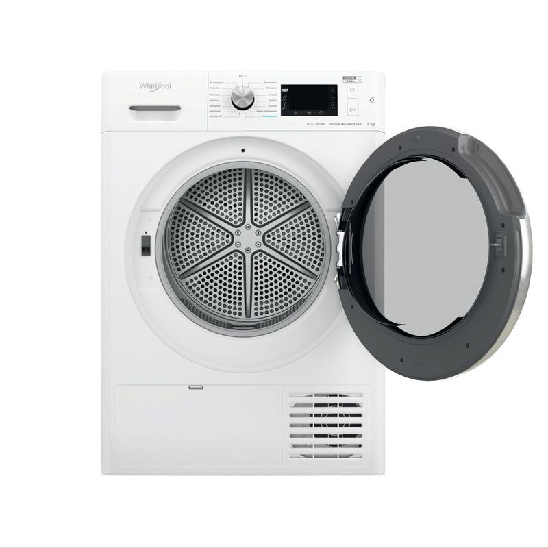 Whirlpool Suszarka FFT D 9X3BX PL Biel Frontal open