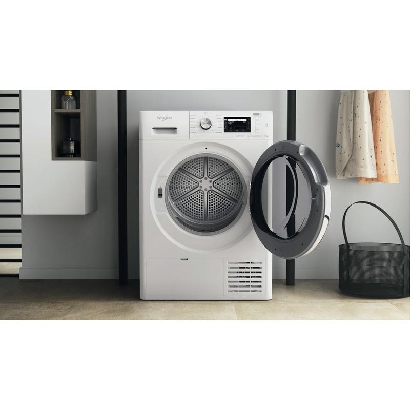 Whirlpool Suszarka FFT D 9X3BX PL Biel Lifestyle frontal open