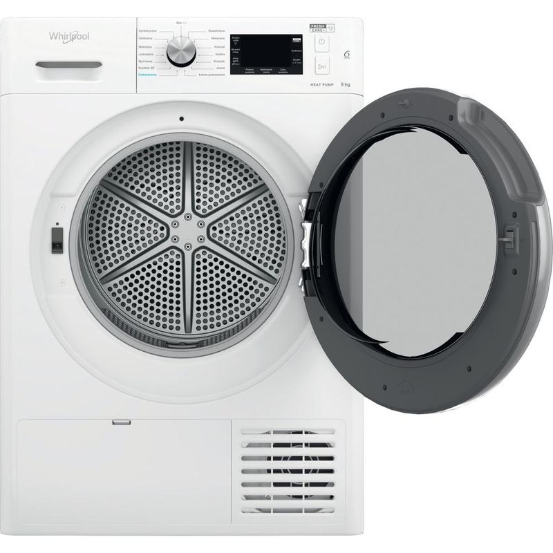 Whirlpool Suszarka FFT M22 9X2BS PL Biel Frontal open