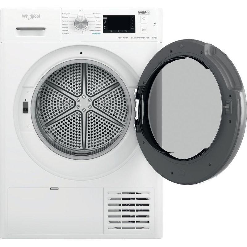 Whirlpool-Suszarka-FFT-D-8X3WS-PL-Biel-Frontal-open