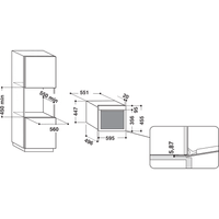 Piekarnik do zabudowy Whirlpool: kolor inox - AMW 583 IX