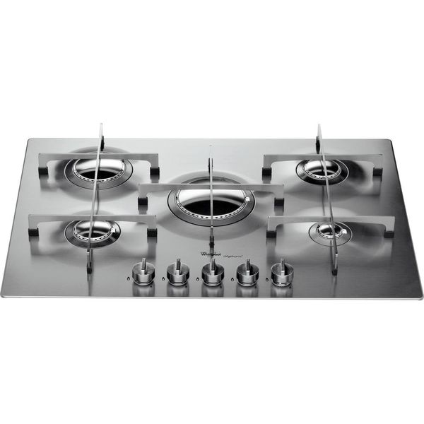 Whirlpool-Płyta-grzewcza-AKT-799-IXL-Inox-Gazowy-Frontal-top-down