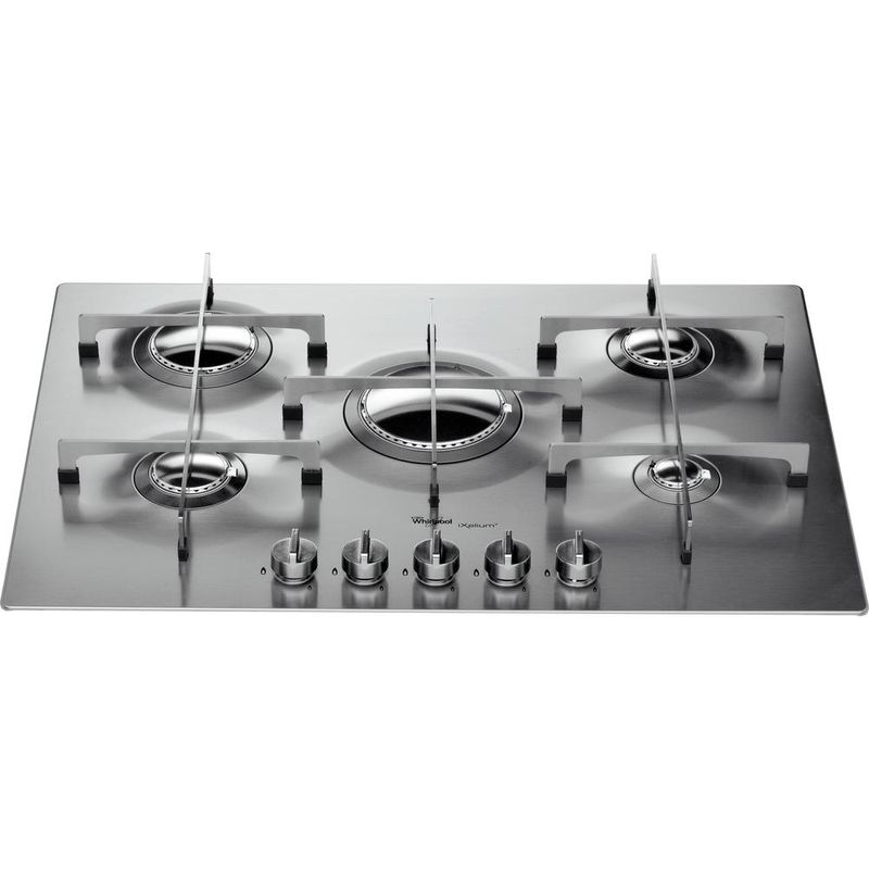 Whirlpool-Płyta-grzewcza-AKT-799-IXL-Inox-Gazowy-Frontal-top-down