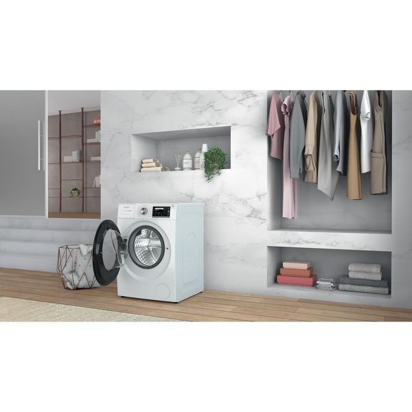Whirlpool Pralka Wolnostojące W6 W045WB EE Biel Ładowany od frontu B Lifestyle perspective open
