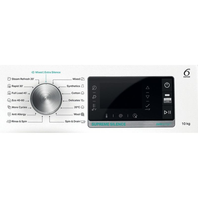 Whirlpool Pralka Wolnostojące W6 W045WB EE Biel Ładowany od frontu B Program