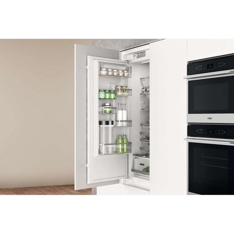 Whirlpool Lodówka z zamrażarką Do zabudowy WHC20 T573 P Biel Dwudrzwiow(y)a Lifestyle frontal open