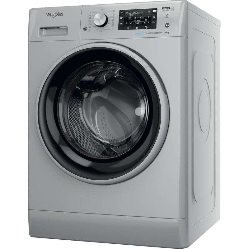 Whirlpool Pralka Wolnostojące FFD 9458 SBSV EU Srebrny Ładowany od frontu B Perspective