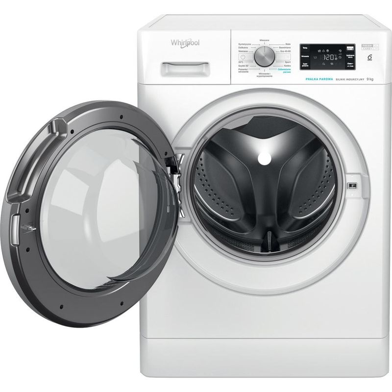 Whirlpool-Pralka-Wolnostojące-FFB-9458-BSV-PL-Biel-Ładowany-od-frontu-B-Frontal-open