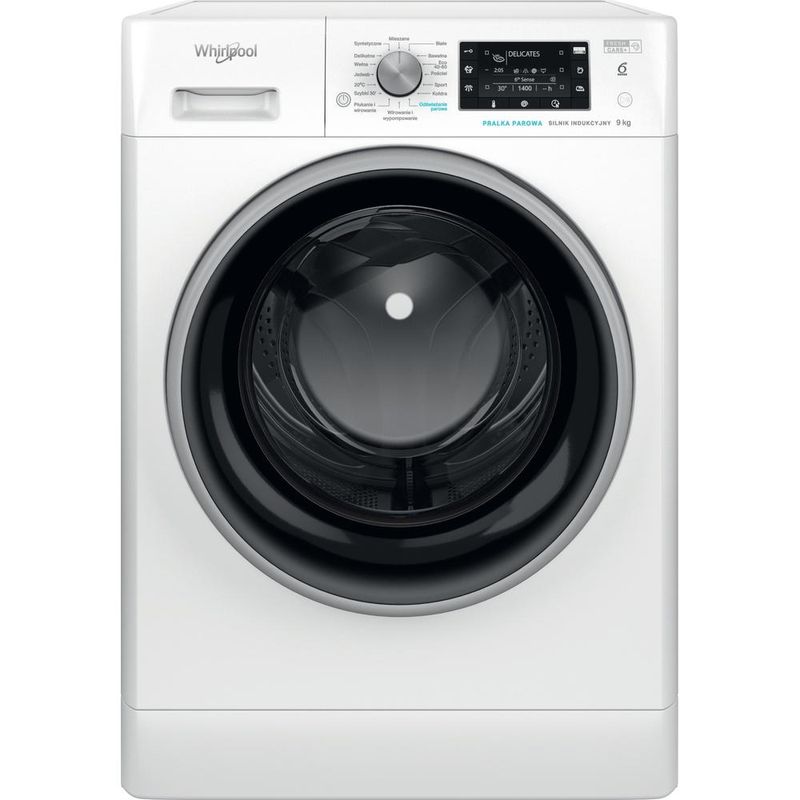 Whirlpool Pralka Wolnostojące FFD 9458 BSV PL Biel Ładowany od frontu B Frontal