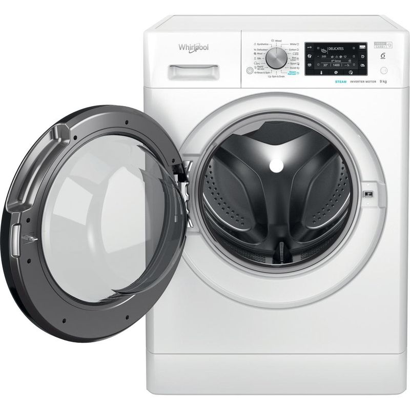 Whirlpool Pralka Wolnostojące FFD 9458 BV EE Biel Ładowany od frontu B Frontal open