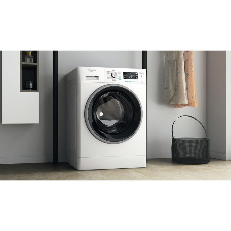 Whirlpool Pralka Wolnostojące FFB 8258 BSV PL Biel Ładowany od frontu B Lifestyle perspective