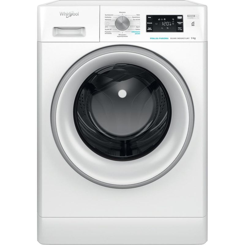 Whirlpool Pralka Wolnostojące FFB 9258 SV PL Biel Ładowany od frontu B Frontal