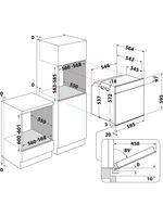 Whirlpool Piekarnik Do zabudowy AKZ9 9480 IX Elektryczny A+ Technical drawing