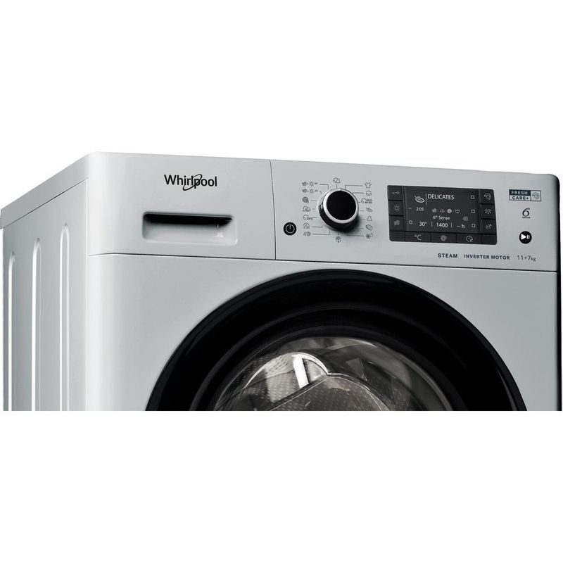 Whirlpool-Pralkosuszarka-Wolnostojące-FWDD-1171582-SBV-EU-N-Srebrny-Ładowany-od-frontu-Control-panel