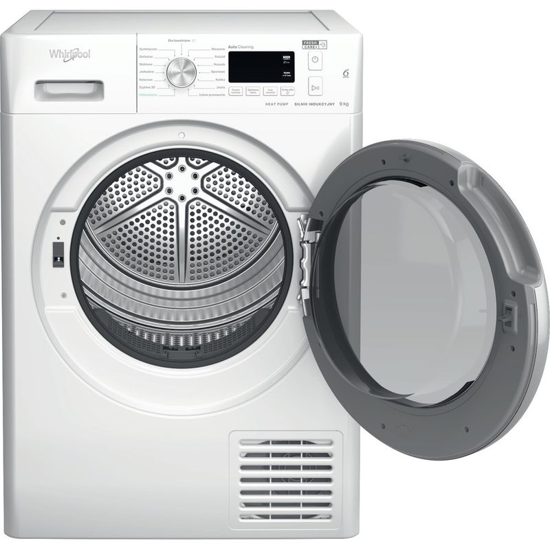 Whirlpool-Suszarka-FFT-M11-9X3WSY-PL-Biel-Frontal-open