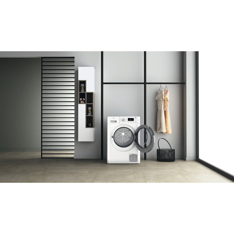 Whirlpool Suszarka FFT M11 9X3WSY PL Biel Lifestyle frontal open