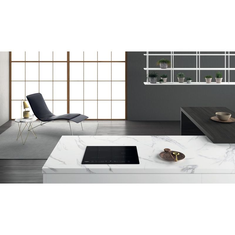 Whirlpool Płyta grzewcza WB S0060 NE Czarny Induction vitroceramic Lifestyle frontal top down