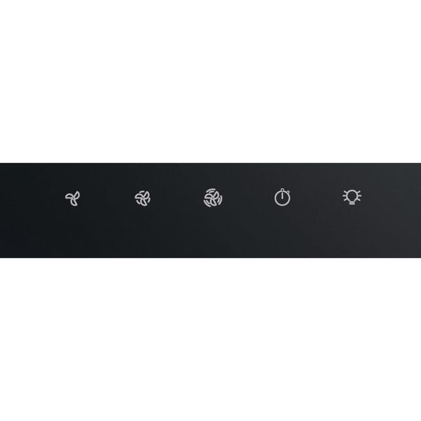 Whirlpool Okap Do zabudowy WHVP 82F LT K Czarny Wolnostojące Elektroniczny Control panel